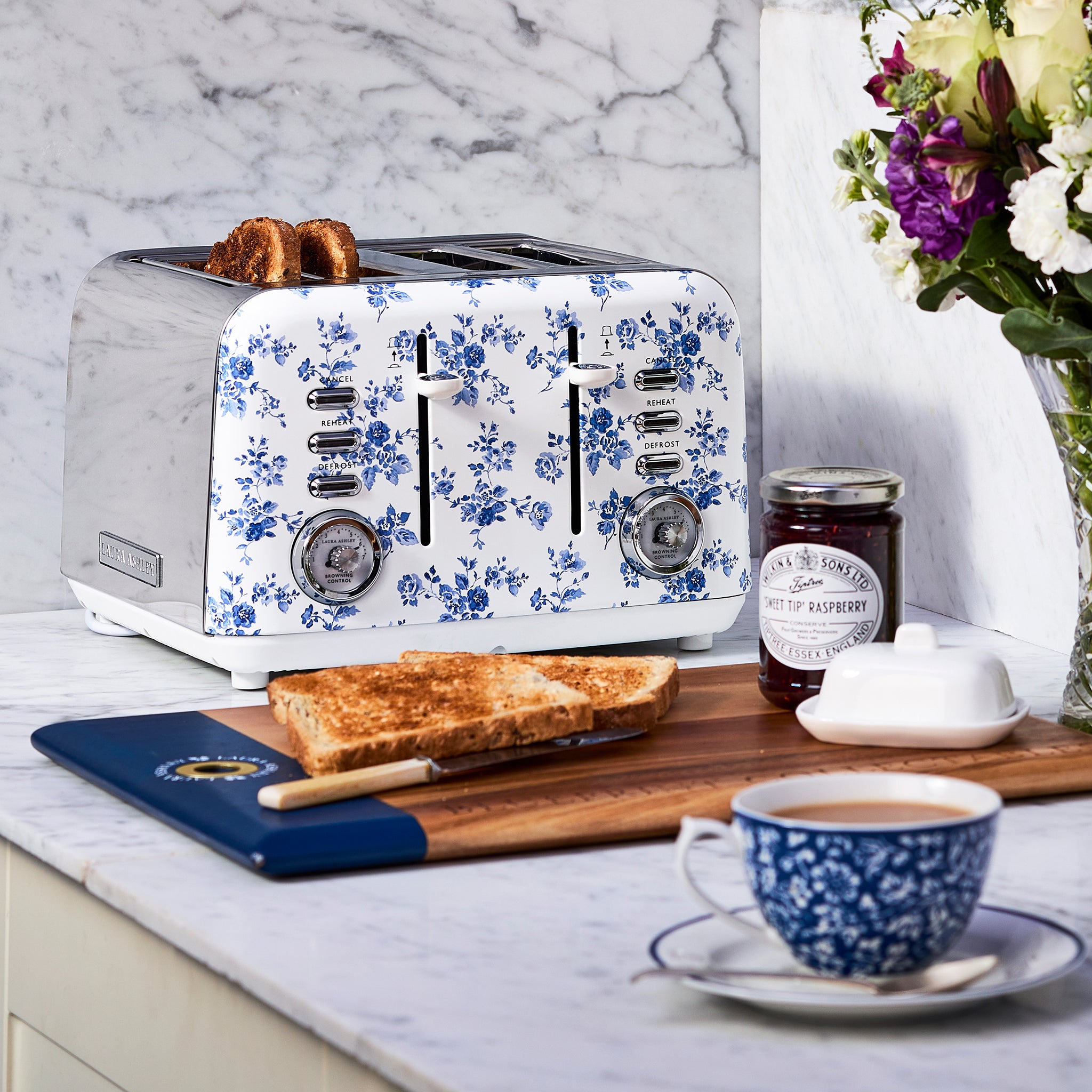 Laura Ashley - 4-Slice Toaster