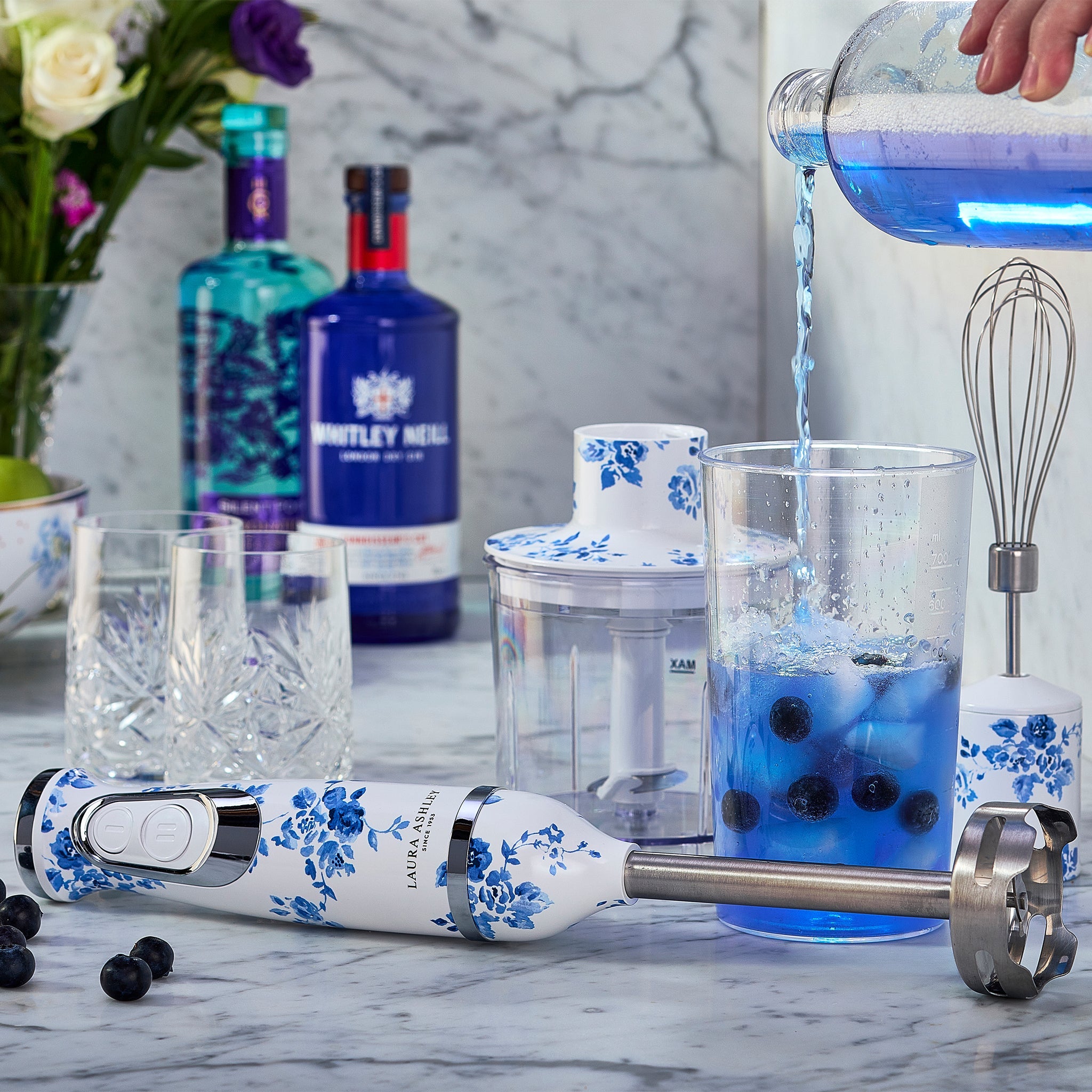 Laura Ashley - Hand Blender 4-in-1 Set