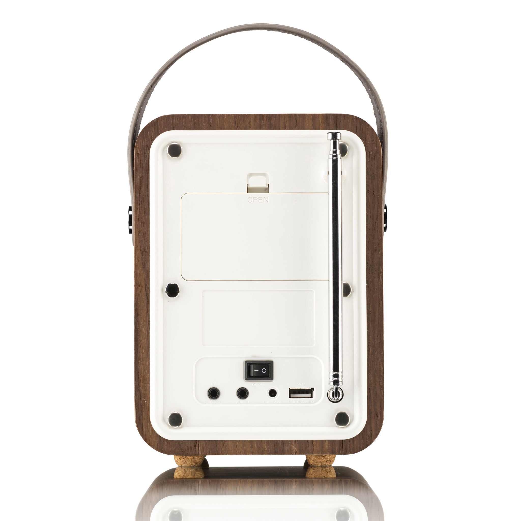 The MYVQ Monty is a beautifully modern styled DAB/DAB+ digital radio and Bluetooth speaker featuring a premium real wood case in a choice of finishes.