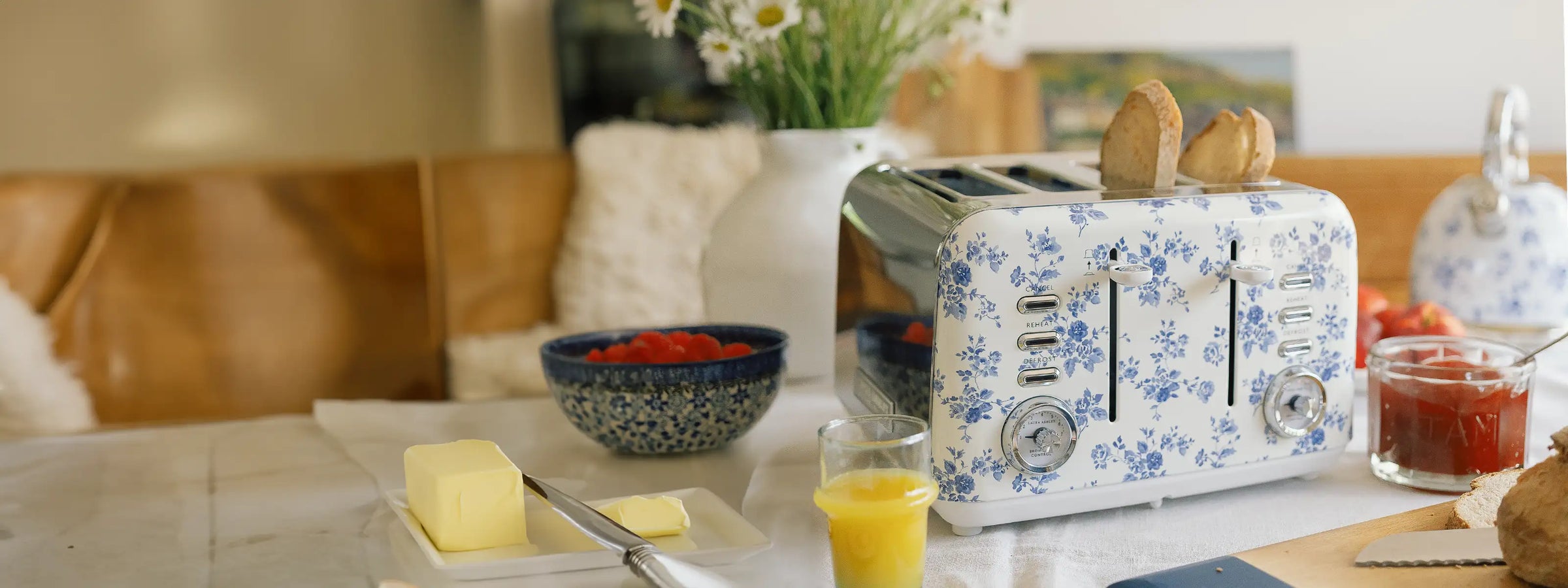 Laura Ashley’s China Rose, reimagined for the kitchen